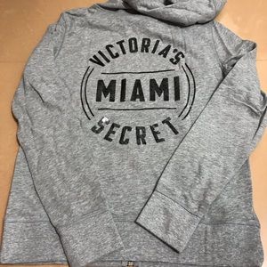 VICTORIA’S SECRET MIAMI BLING ZIP HOODIE S
